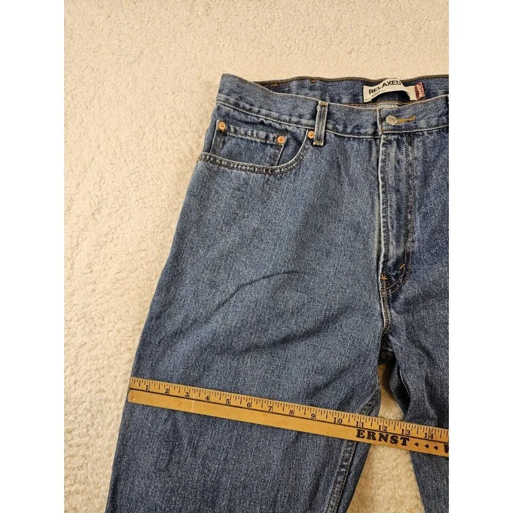 Vintage Levi's 550 Jeans Mens 38x32 Relaxed Fit‎ Medium Wash Blue Preppy Y2K Dad